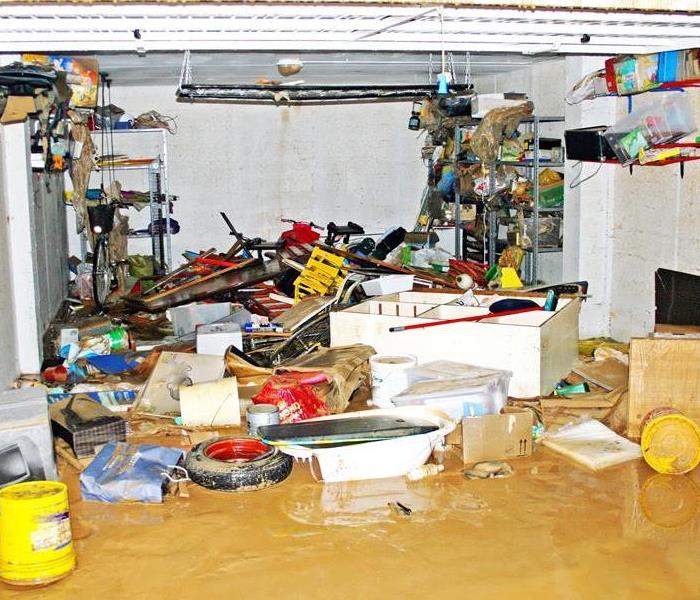water damage garage
